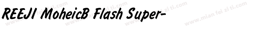 REEJI MoheicB Flash Super字体转换